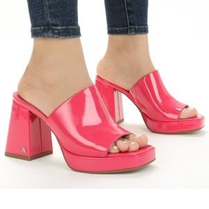 Sam & Libby Women's Kaia Platform Mule Sandal, Size 7, New with tags (No Box)